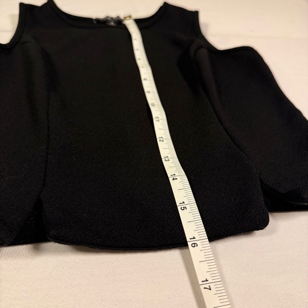 Living Doll Black Sleeveless Crop Top - Picture 4 of 7
